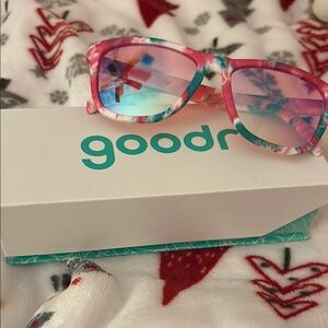 Goodr Pink and Blue Sunglasses